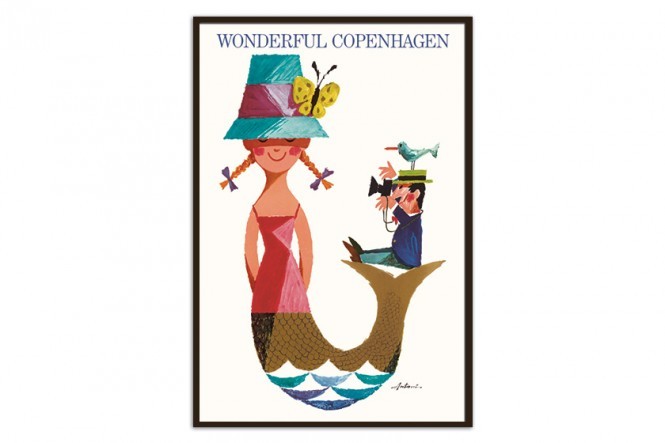 Wonderful Copenhagen Mermaid Poster